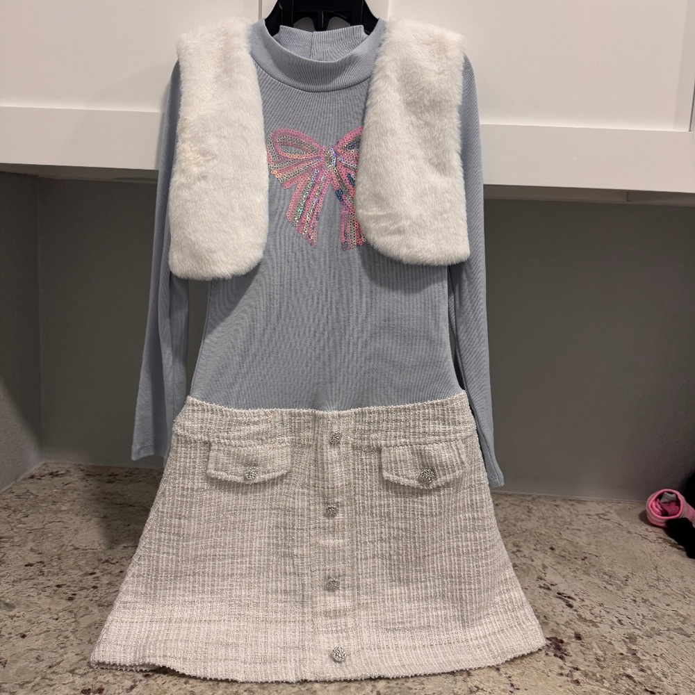Long sleeve girls dress